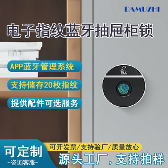 电子锁智能柜锁指纹锁蓝牙储物柜抽屉锁电子办公文件柜门锁家具锁