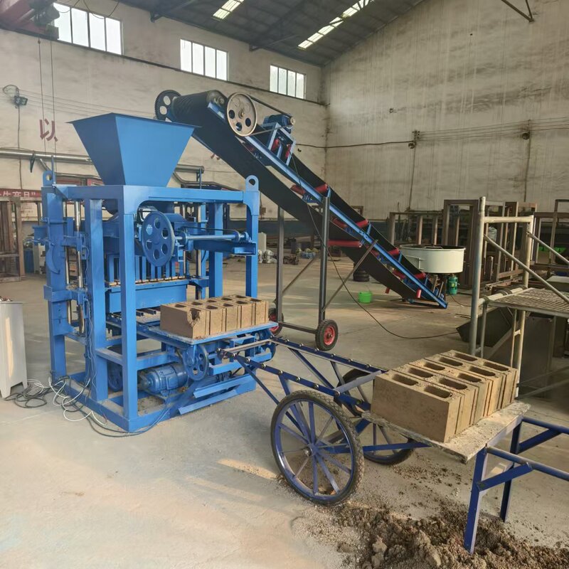 Nigeria 4-26 type cement brick machine non-fired hollow brick permeable brick machine automatic tile forming machine Nigeria 4-26 type cement brick machine non-fired hollow brick permeable brick machine automatic tile forming machine