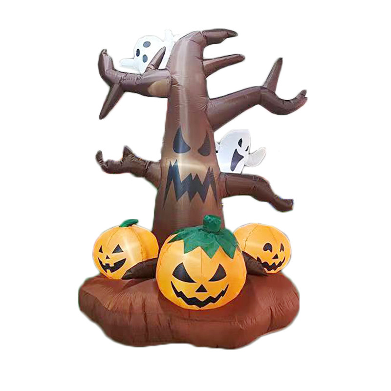 クロスボーダー Amazon ハロウィンインフレータブルカボチャゴーストゴーストツリー屋外中庭ホリデーイベント装飾発光インフレータブルモデル|undefined