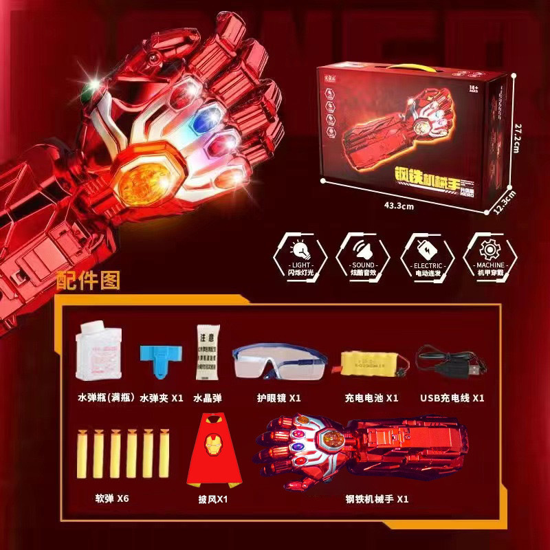 강철 손 업그레이드 버전 + 망토