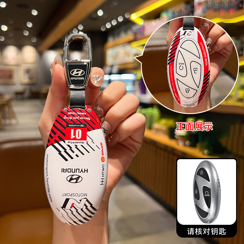 모델 D 4버튼 화이트 + 메탈 버클