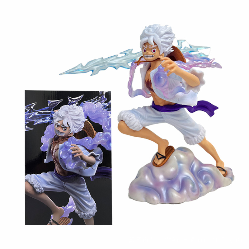 원피스 핸드 헬드 GK SUN GOD NIKA LUFEI TAO YUN LUFEI BATTLE FORM TAKE LIGHTNING SCENE 모델 도매