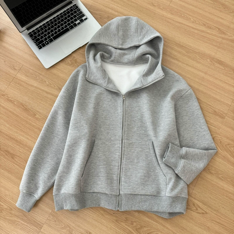Демисезонная толстовка для отдыха с капюшоном, oversize
