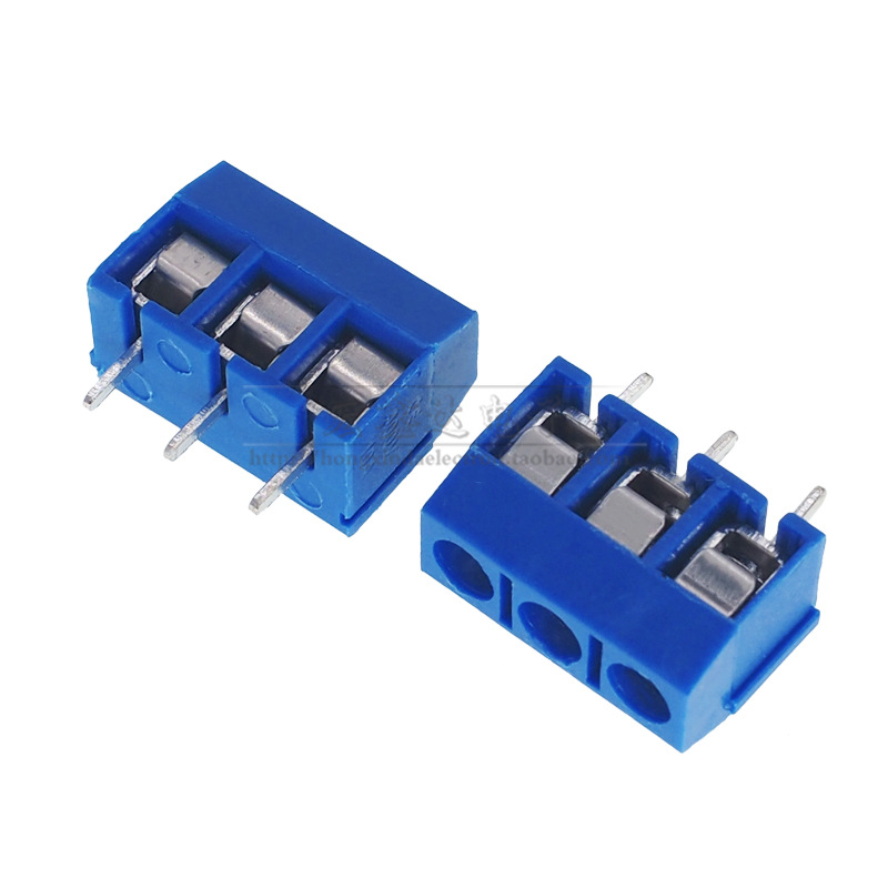 KF301 Blue 2P/3P/4P CAn Be SPliced 5.08MM TerminAl Block PCB TerminAl Binding Post 15A/30