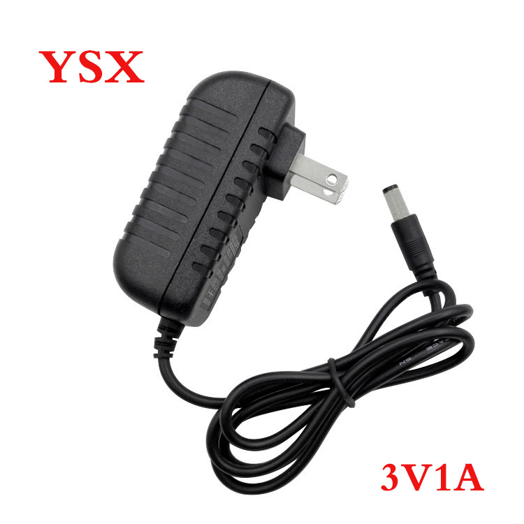 直流稳压电源3V1A电源适配器3V1000MA灯串彩灯灯箱灯条LED适配器