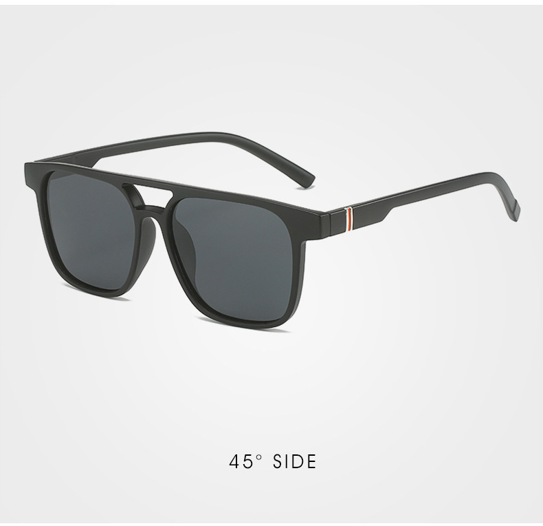 50g Weight Full Frame Glasses Structure Sunglasses Classification Tac, UV400 Protection Lens Material Square Glasses Style Outdoor, Travel Occasion Geometric Pattern Unisex Gender Streetwear Style Streetwear Geometric Tac UV400 Protection Square Full Frame Women's Sunglasses 8