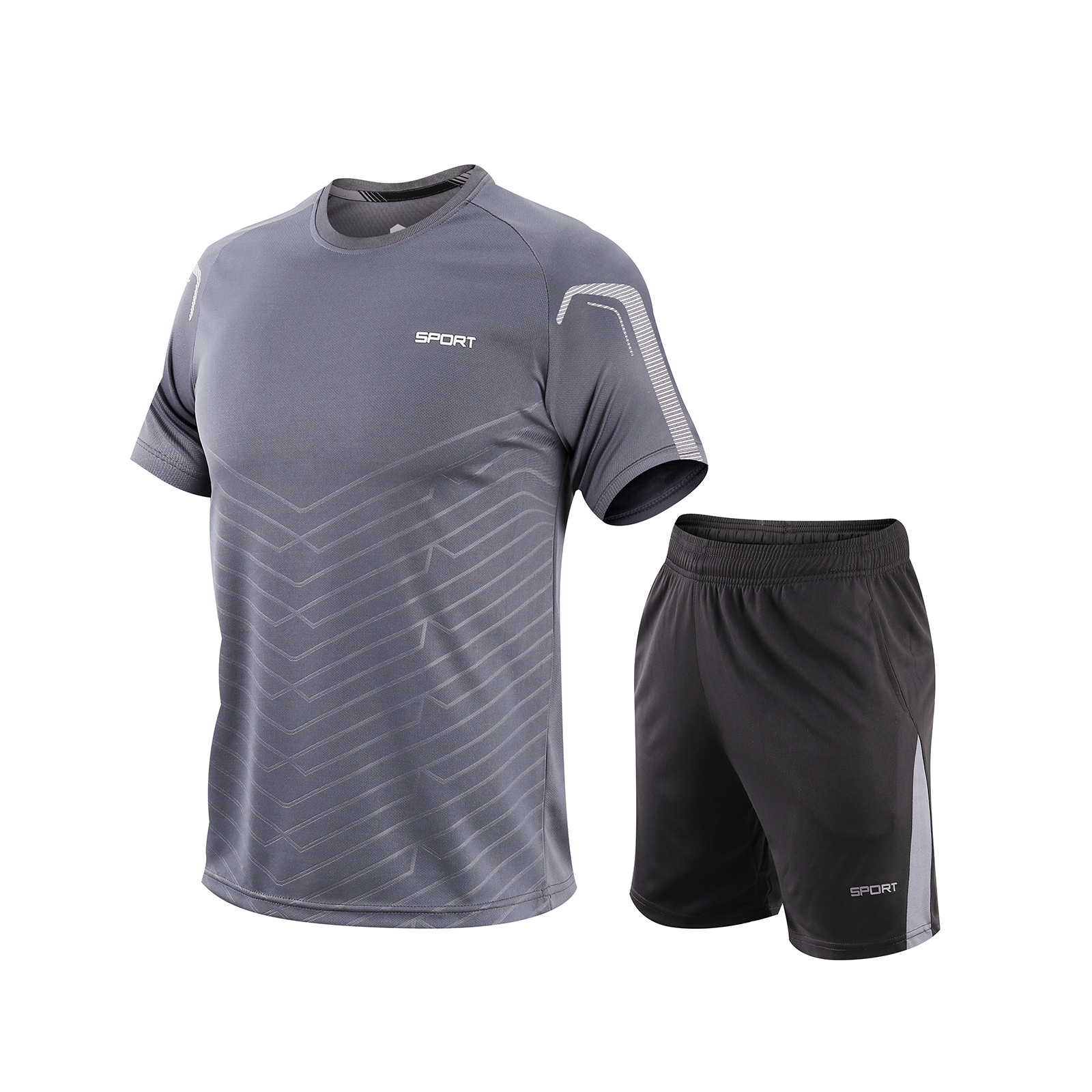 Venta directa de fábrica verano nuevo estilo de manga corta para hombres y mujeres ropa deportiva para correr, camiseta de fitness, ropa de entrenamiento de secado rápido transpirable