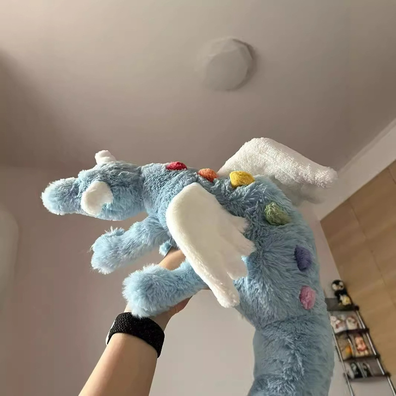 国产jellycat同款天空龙抹茶龙公仔雪龙粉龙玩偶床上布娃娃毛绒玩|undefined