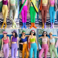 2025ss ヨガパンツ レディース ヌード感 恥ずかしくないライン タイト スポーツ アウター ランニング ハイウエスト フィットネス ウエストパンツ