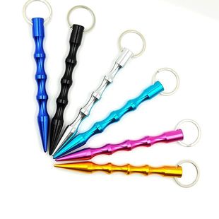 Now Tactical Pen Outdoor Women's Self-Defense Anti-Wolf Cool Stick Key Stick Pen-Shaped Stick Pointed Women's Self-Defense Alloy Cool Stick