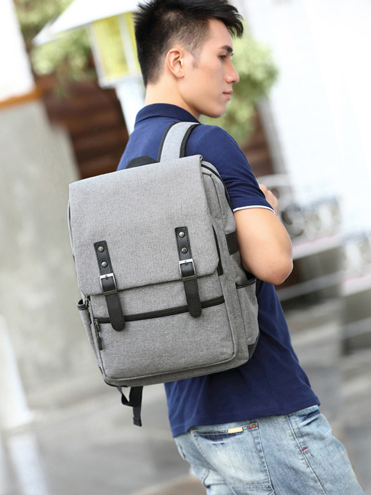 Mochila de viaje para hombres mochila de computadora de moda de alta capacidad multifuncional bolsas escolares universitarias logotipo de impresión casual