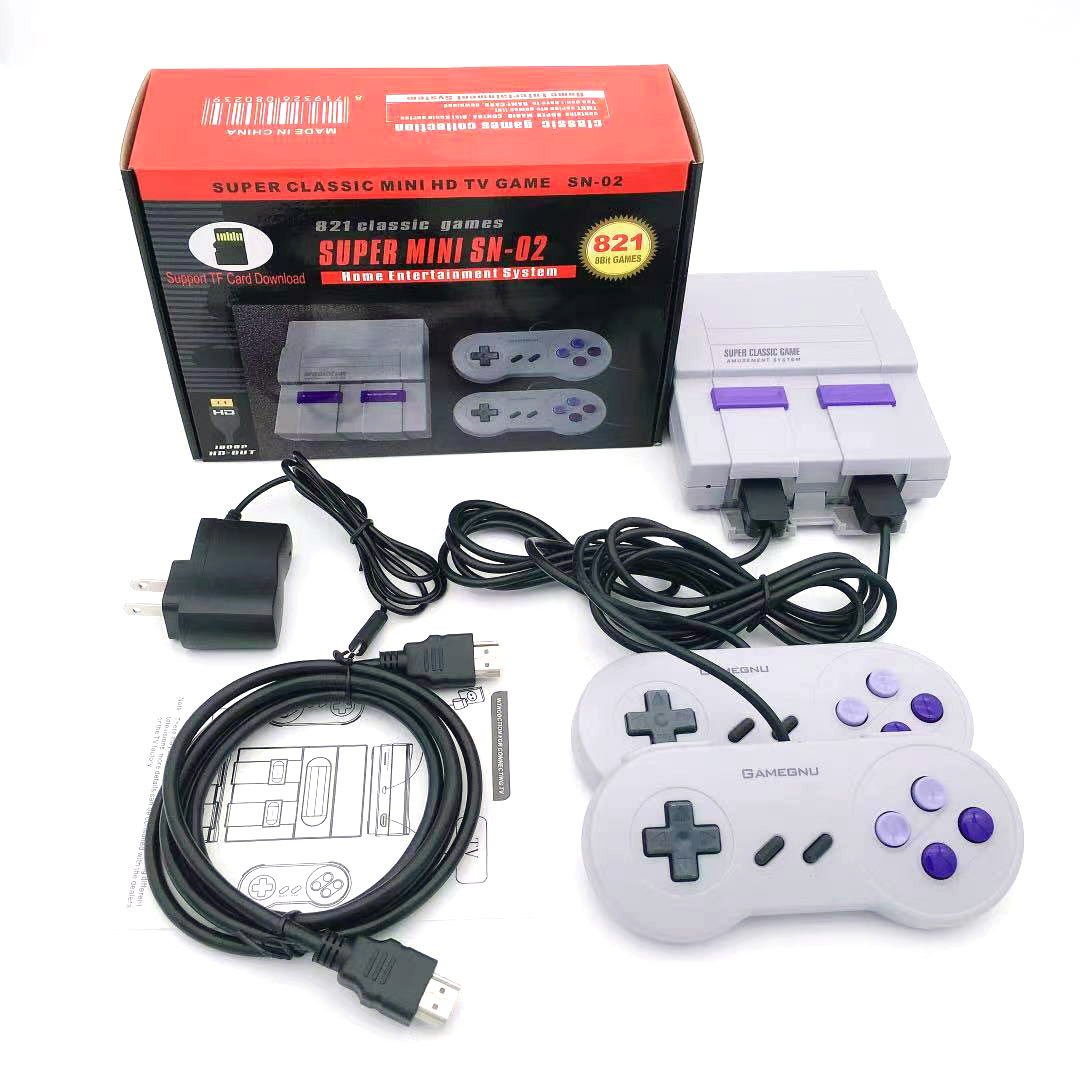 Mini 821TF game console TV video 8-bit game console built-in 821 home game console card