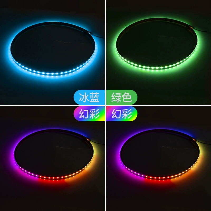 LED modified truck, colorful lights, lamp, 24v