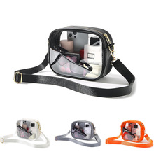 跨境pvc透明包旅行户外大容量防水便携收纳包单肩斜挎手提化妆包