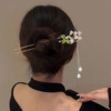 Summer advanced Chinese hairpin, hair accessory with tassels, Hanfu, cheongsam, high-quality style, Chinese style, wholesale