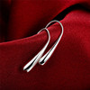 Trend accessory, fashionable silver silver washing, earrings, European style