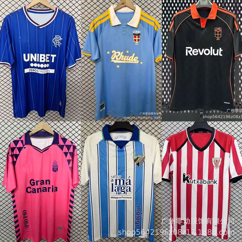 26-27 Rare Football Jerseys: Legia Warsaw, Bilbao, Como, Málaga, Las Palmas Jerseys