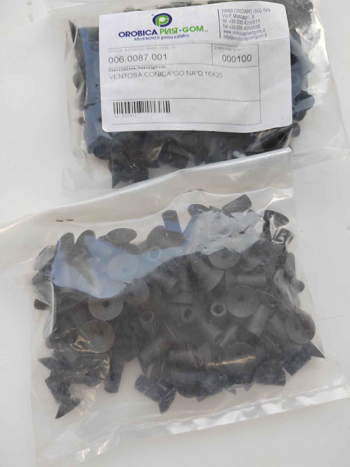 意大利 OROBICA 吸盘006 0087 001真空元件