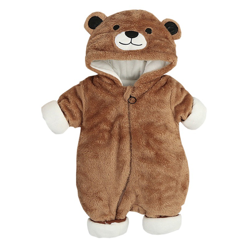 Ropa de recién nacido otoño e invierno Bebé mono de algodón acolchado Internet celebridad mameluco caliente bebé engrosada ropa de invierno ropa de salida