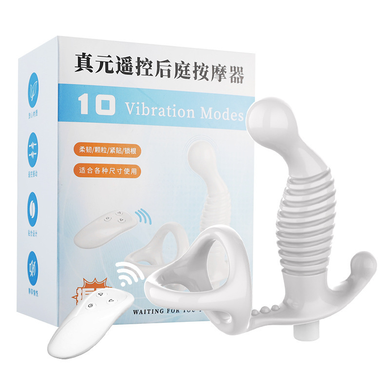 Ji Xiang hombres y mujeres usan dedo pene Tomahawk prepucio anillo bloqueo Lobo diente manga prepucio gel vibrante anillo dedo manga