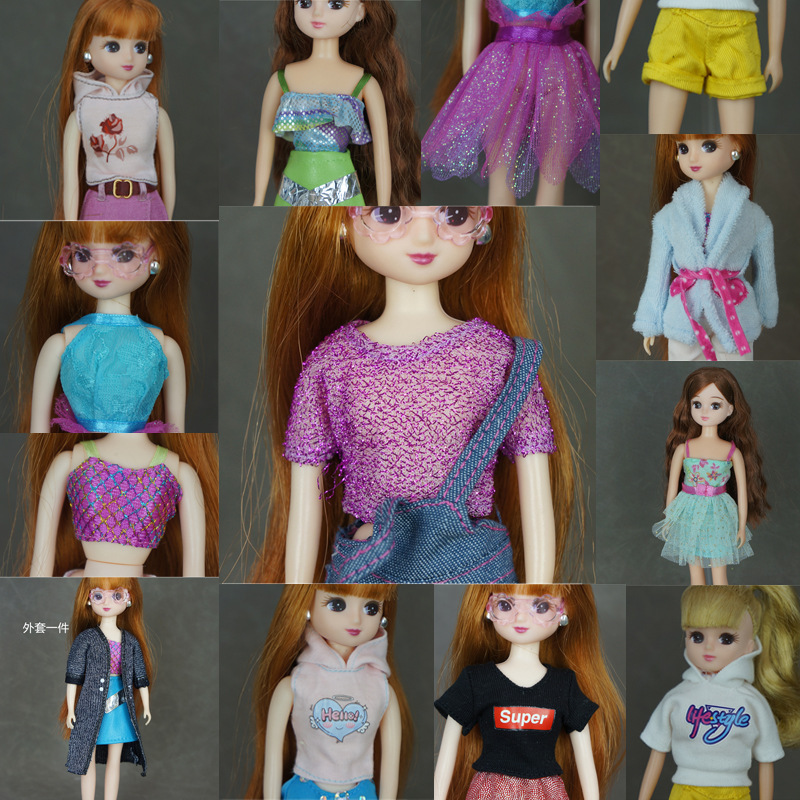 22CM Lijia Doll Clothes Lijia Clothing Top Pants Skirt Coat