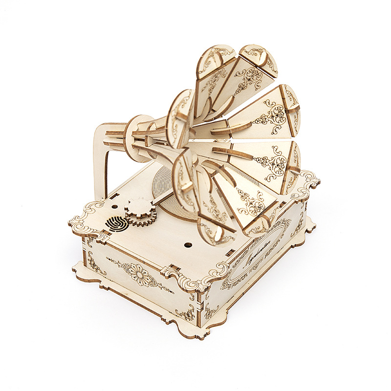 Fábrica al por mayor 3D 3D rompecabezas láser corte DIY madera rompecabezas láser corte productos de madera corte láser