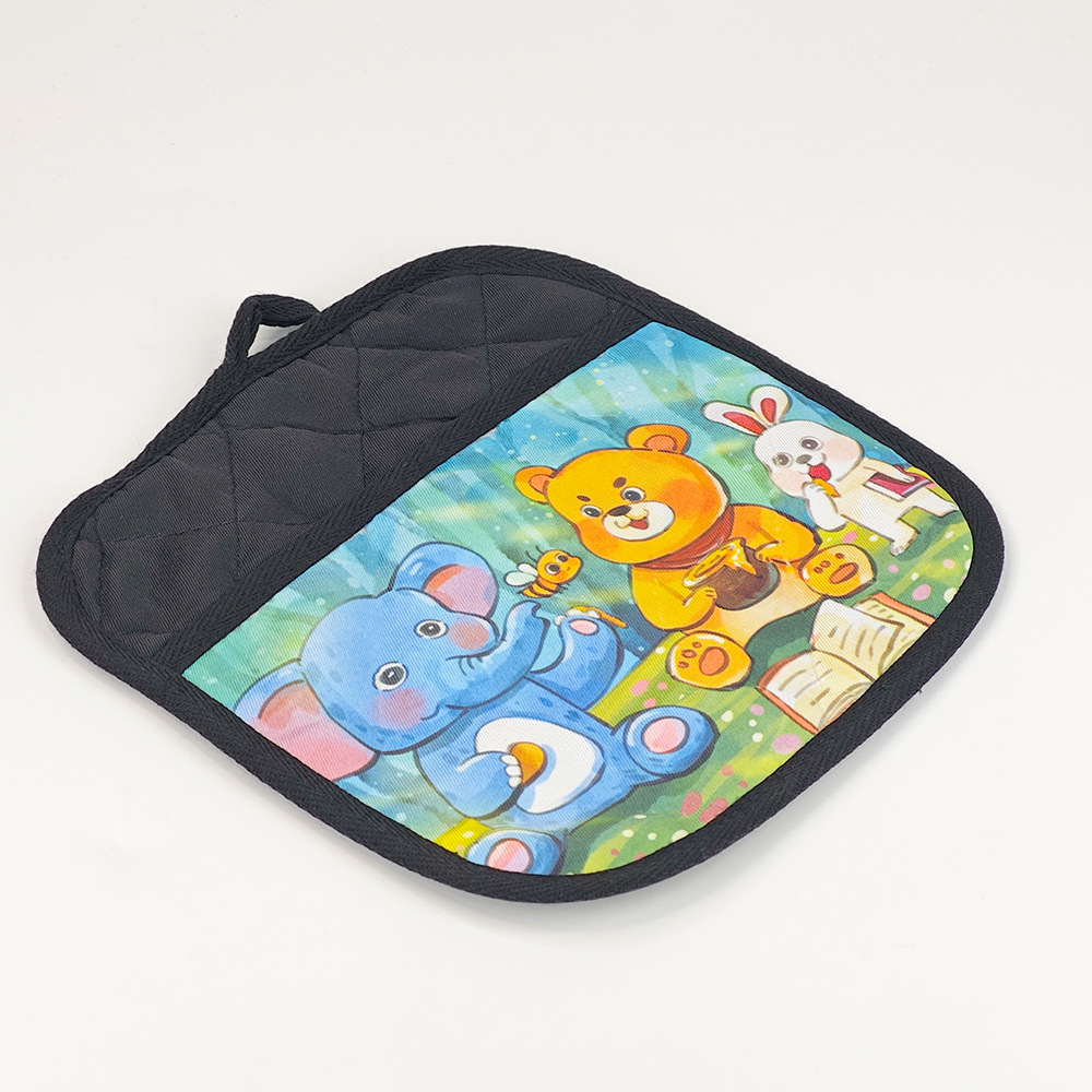 Transferencia de calor en blanco sublimación cocina anti-escaldado almohadilla de comedor multipropósito material en blanco al por mayor