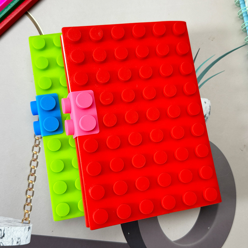 Cuaderno de silicona A5 DIY desmontable cuaderno de dibujos animados cuaderno