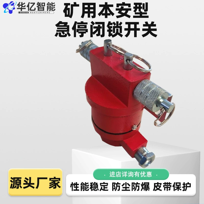 KHJ30/10 взрывозащищенный двухсторонний аварийный выключатель, взрывозащищенный аварийный выключатель с тросом для блокировки