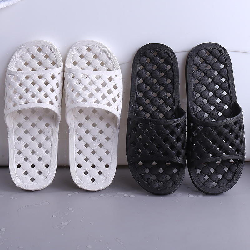 Bathroom Slippers Women's Summer Indoor Hotel Special Shoes Thick Sole Non-slip Bathroom Slippers for Couple Home Floor Slippers for Men