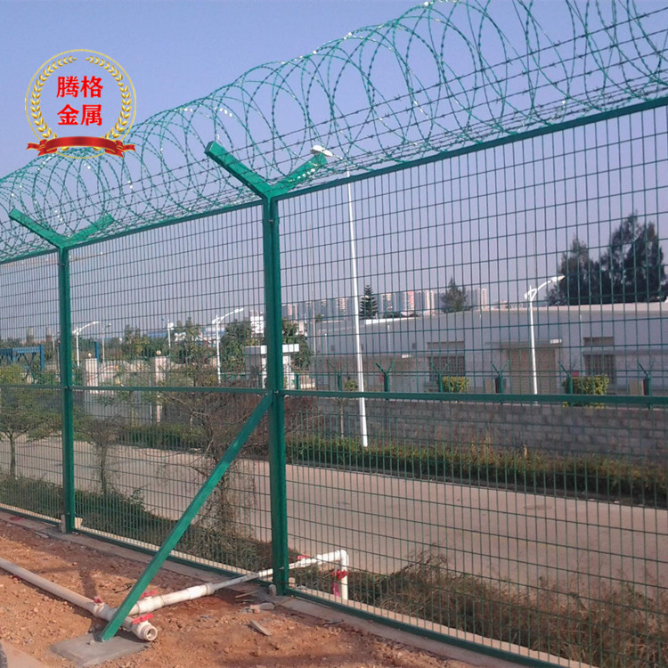 机场护栏网防攀爬刀片隔离网小区围栏网学校防护网 云南昆明护栏