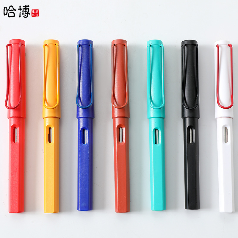Advertising Modi blue plastic signature pen, business gift pen, bulk logo printing, factory direct supply, wholesale