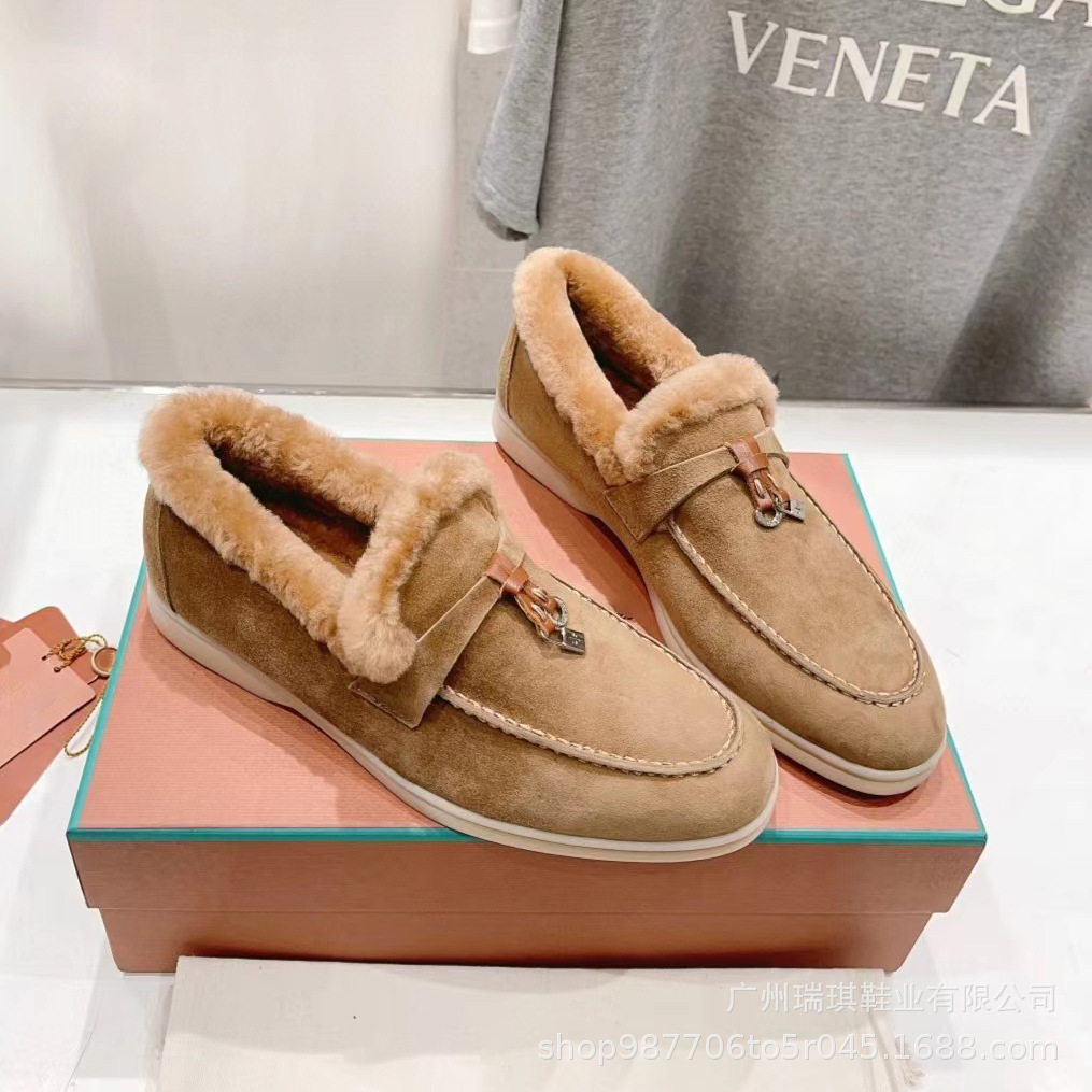 Universal winter casual insulated keep warm loafers for men and…