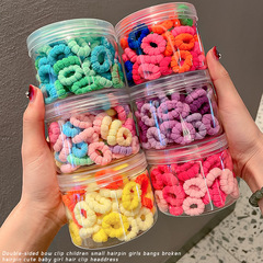 2023 New Arrival Baby Hair Ties for Girls—Caramel-Colored Towel-Style Hairbands That Gentle on Hair, Perfect for Little Ones