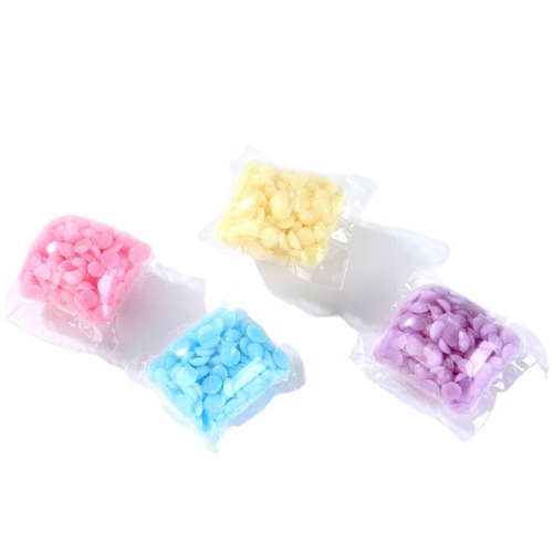 Pleasant Scented Laundry Beads 50 Pcs Bagged Soft Water-Soluble Scent Beads Laundry Care Aromatherapy Beads