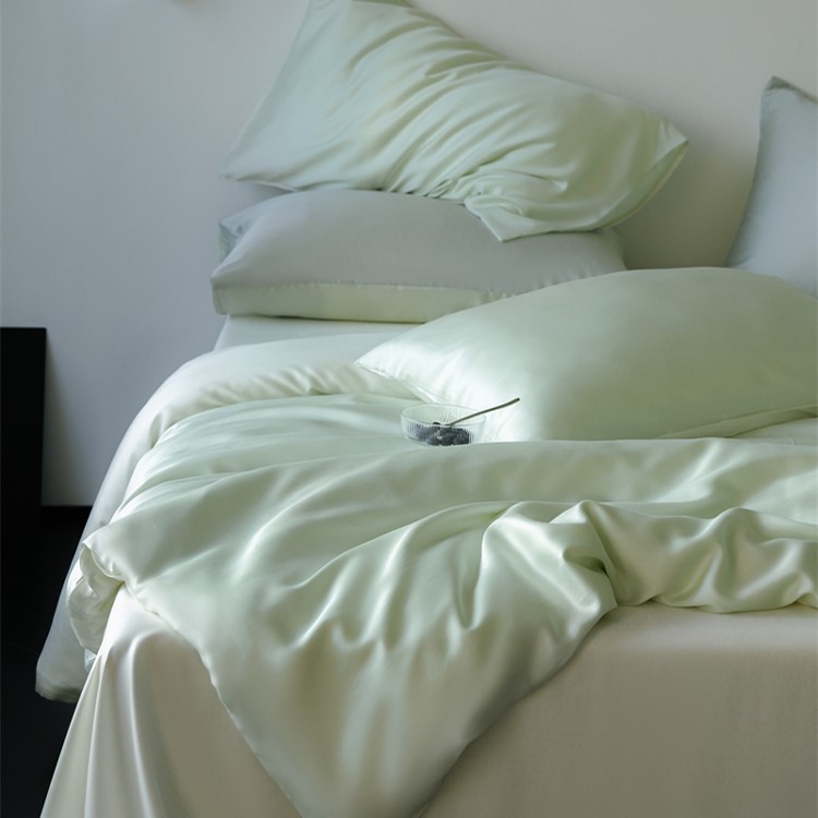 Sommer Bettwäsche Aus Eisseide Und Tencel Lyocell Faser Garnitur_voghion.com