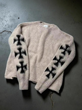 2025新款春季保暖日韩风休闲简约几何图案提花圆领男女毛衣针织衫