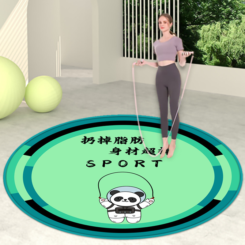 그린 건너 뛰는 라운드 스페이스 팬더 로프