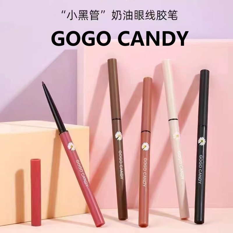 GOGO CANDY makeup waterproof Daisy automatic eyeliner glue pen is not easy to faint waterproof quick-drying eyeliner pen