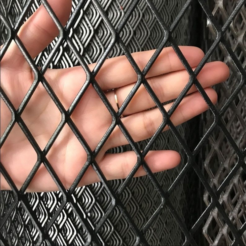 金属不伤手不生锈铁丝网钢板网光滑孔防挡猫钢丝网菱形钢板网加粗