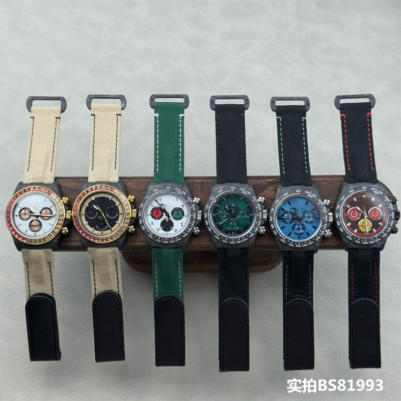 Laojia Universe Chronograph Daytona Carbon Fiber Mechanical Watch Men's Multifunctional Automatic Watch Business Watch