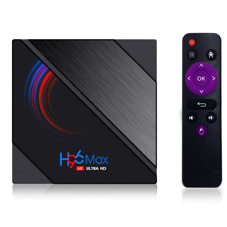 H96 Max H616 приставка 4GB/64G, Android 10.0, Bluetooth 4.0, HD, двухдиапазонный Wi‑Fi