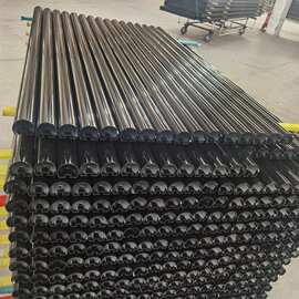 6061工业铝合金材料开模定制铝管喷砂氧化喷涂黑色铝型材加工