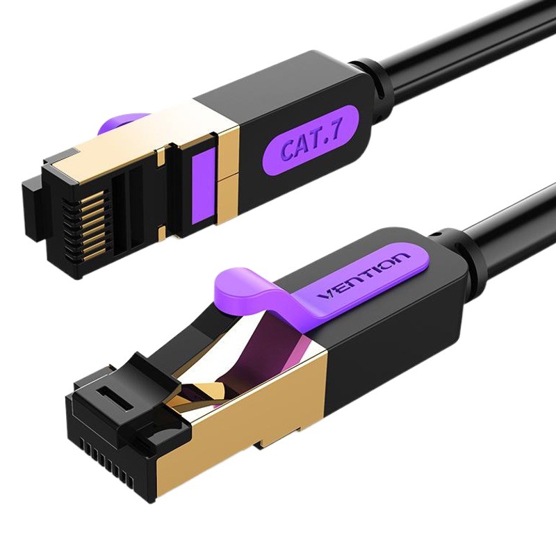 Weixun Clase 7 cable de red cable redondo 10 Gigabit cat7 de alta velocidad Clase 7 de cobre puro Gigabit equipo de banda ancha cable de red blindado