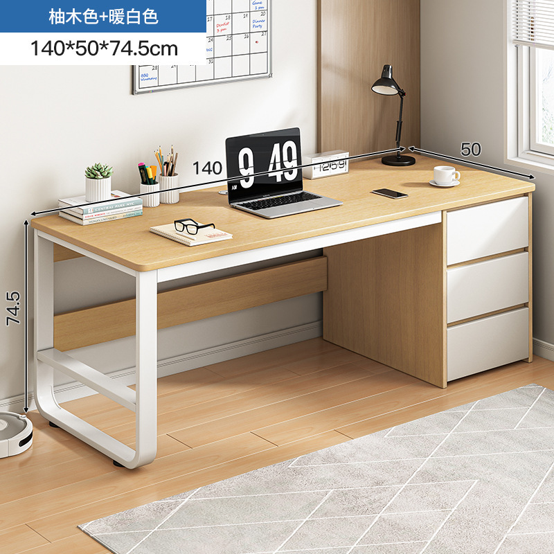 Escritorio Escritorio de computadora moderno simple Escritorio de oficina de escritorio Mesa de trabajo para cuatro personas