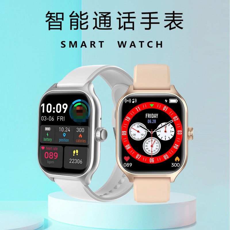2024クロスボーダーgts 4 bluetooth通話腕時計運動心拍数血酸素検出知能手環情報電話腕時計|undefined