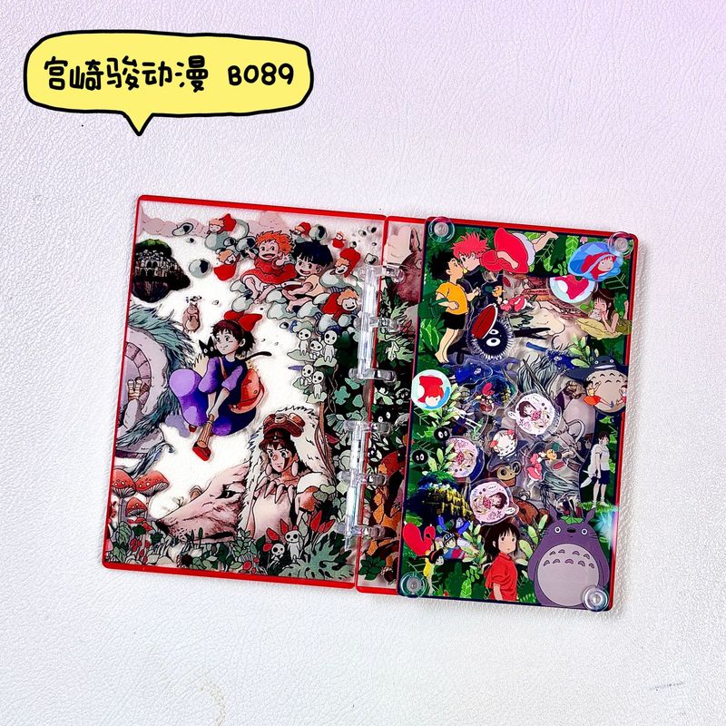 日本の漫画 A7 ルーズリーフノートブックかわいいガーリーハート高価値アニメ学生アクリル|undefined