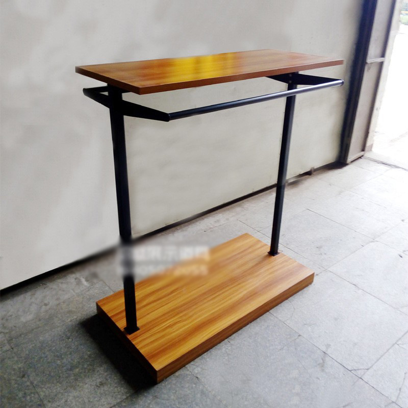 Isla de la ropa estante lateral de dos vías tienda de ropa para niños estante medio piso de las mujeres soporte de exhibición de los hombres ventas directas de fábrica