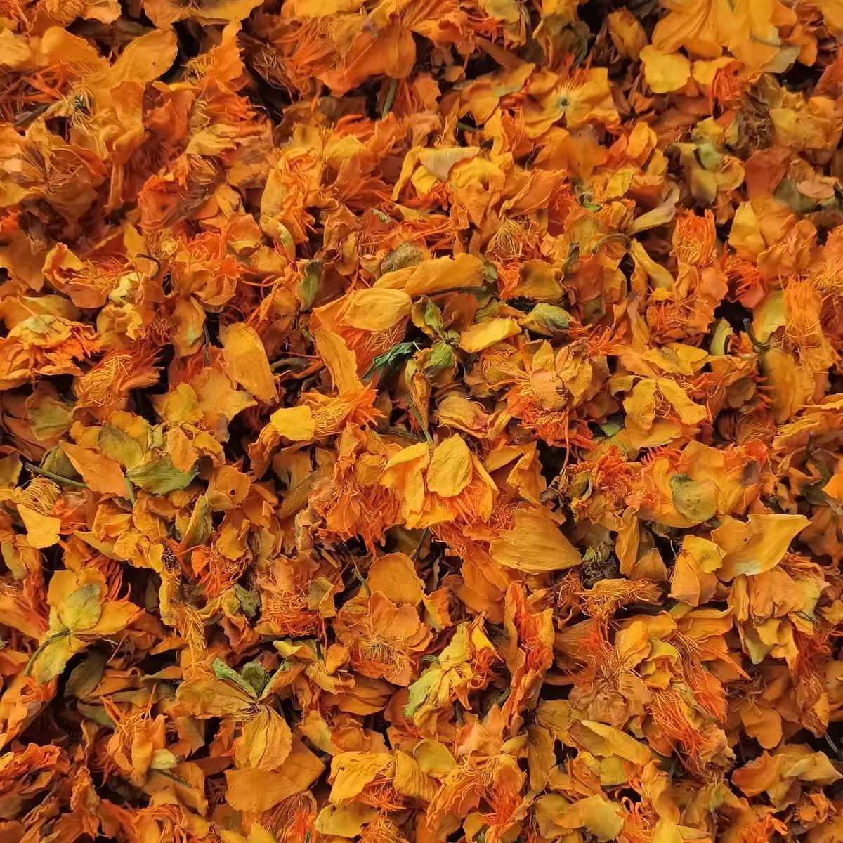 Jin Lian Hua Tea (Trollius chinensis) — Dried Inner Mongolia Golden Lotus Flower Herbal Tea, 500g quality and texture