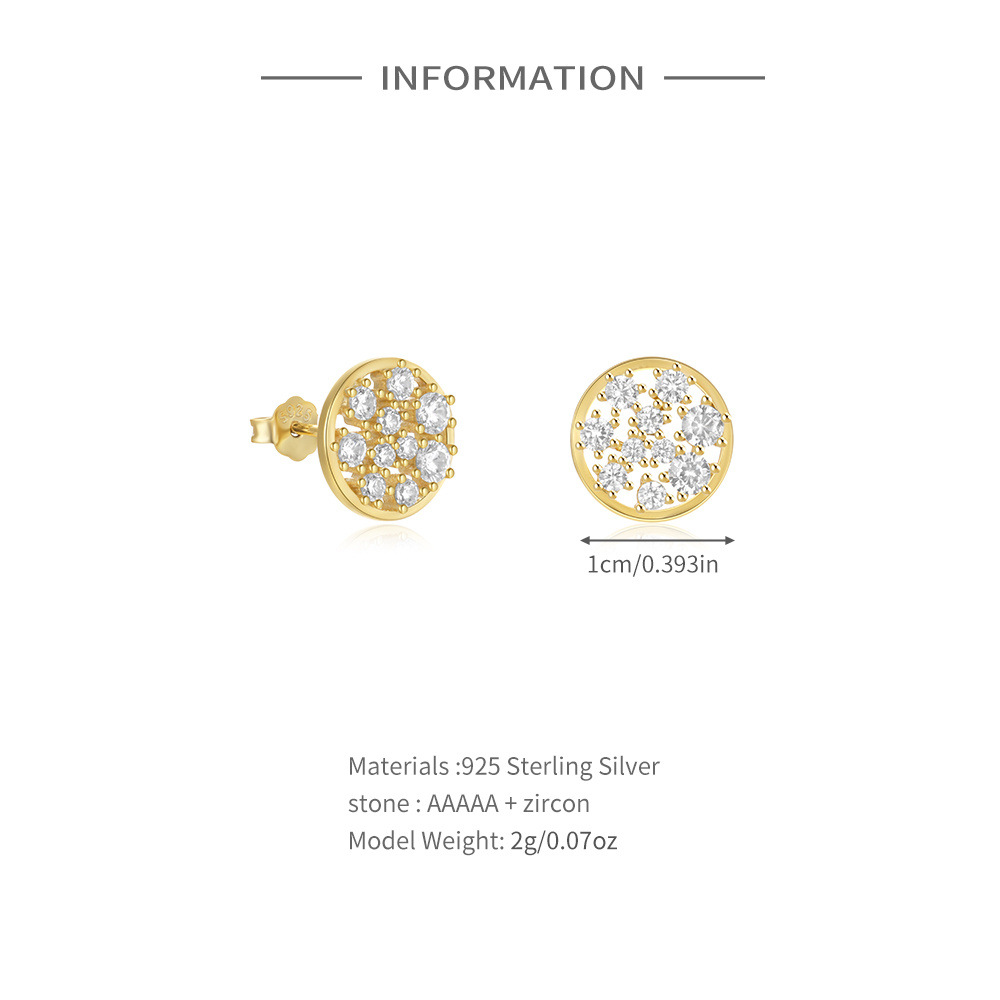 4g Weight 925 Sterling Silver Ear Needle Material Zircon Inlay Material Ear Studs Classification 1 Pair Quantity Holiday, Daily Occasion 925 Sterling Silver Material Heart Shape Pattern Women's Gender Plating Design Elegant, Simple Style Style 1 Pair 925 Sterling Silver Zircon Heart Shape Ear Studs 2